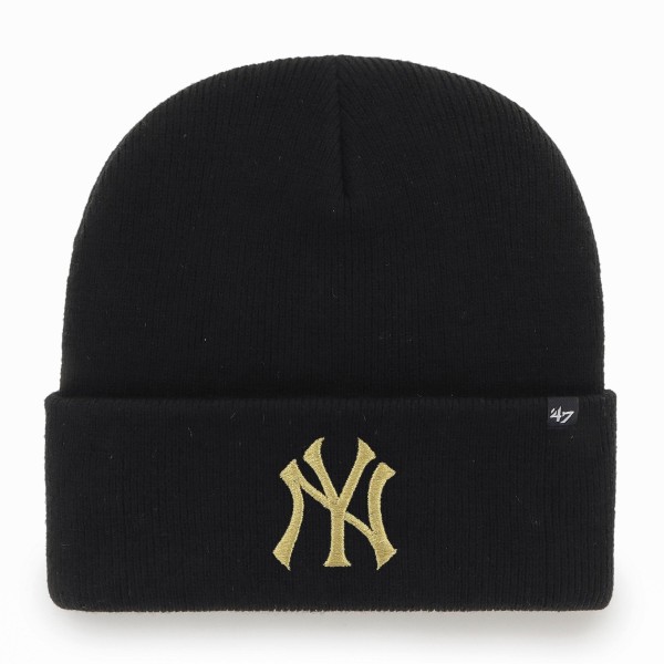 '47 MLB New York Yankees Metallic Haymaker Cuff Knit
