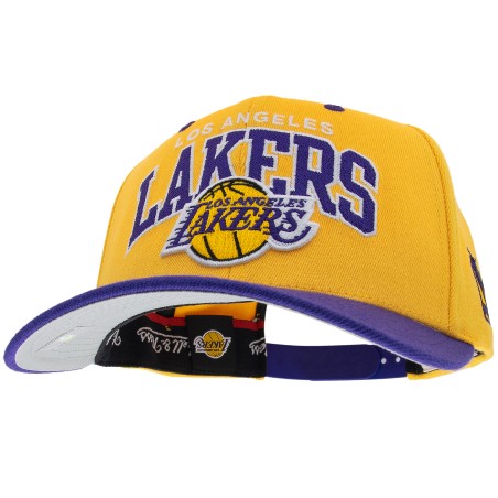 Mitchell & Ness NBA Los Angeles Lakers Team Arch Snapback
