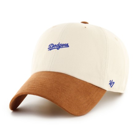 '47 MLB Los Angeles Dodgers Mini Script Suede Visor Clean Up