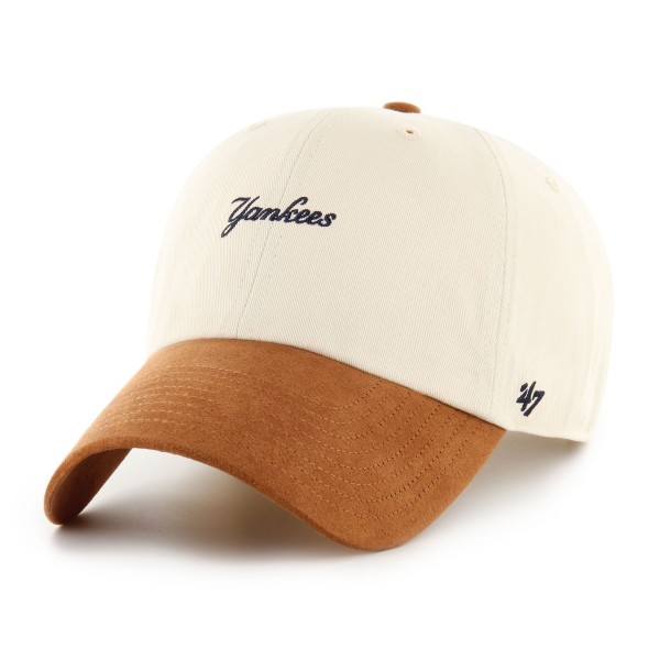 '47 MLB New York Yankees Mini Script Suede Visor Clean Up