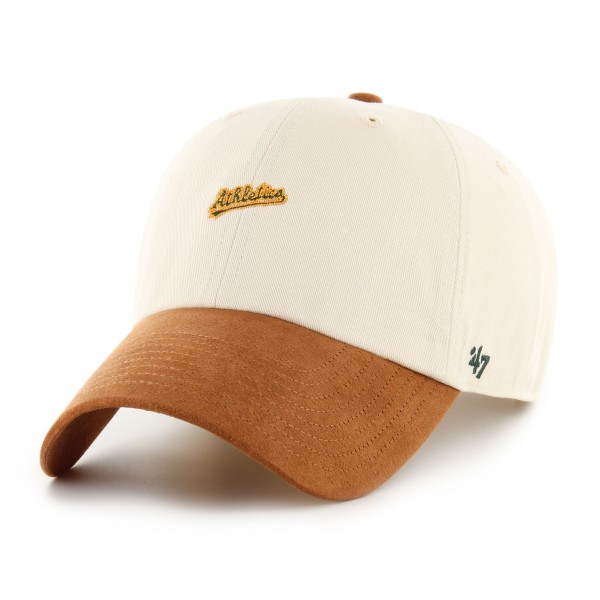 '47 MLB Athletics Mini Script Suede Visor Clean Up